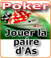 Paire d’as au poker, comment la jouer ? Stratégies et conseils.