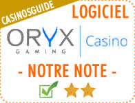 Logiciel de casino Oryx Gaming.