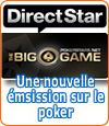 Lancement du Big Game sur Direct Star par PokerStars.