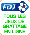 Tous les jeux de grattage en ligne de la Française des jeux.