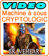 Machine à sous Braveheart de Cryptologic (Amaya), jackpot Hollywood.