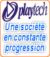 Playtech, une société leader en jeux de casinos.