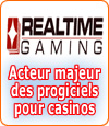 Realtime Gaming, fournisseur de jeux pour casinos.