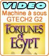 Fortunes of Egypt, machine à sous du développeur Gtech.