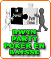 Bwin Party en baisse de fréquentation sur le marché du poker français.