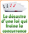 L’hécatombe des sites de poker en ligne français.