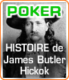 Portrait du joueur de poker James Butler Hickok, alias "Wild Bill".