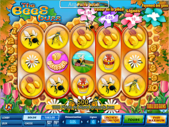 The Bees Buzz, un des plus beaux slots de SkillOnNet.