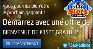 Avis : All Slots, casino en ligne Microgaming, ses bonus gratuits et ses jeux.