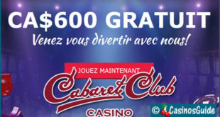 Cabaret Club, un casino en ligne doté de 540 jeux signé Microgaming.
