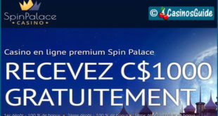 Casino Spin Palace, un site de jeux qui possède toutes les qualités.