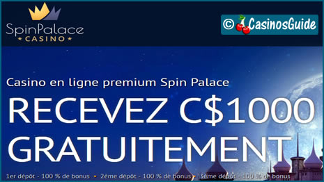 Casino Spin Palace, un site de jeux qui possède toutes les qualités.