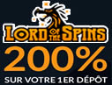 Lord of the Spins casino en ligne.